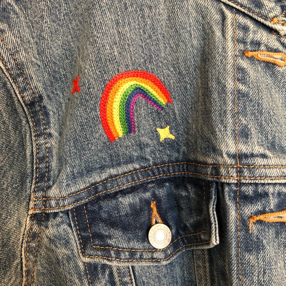 Patchwork Levi’s Trucker Jean Jacket - image 3